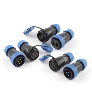 LP/SP28 IP68 Docking Waterproof Connector Plug Socket Electric Aviation Wire connector Male Female No Welding Screw Terminal Set