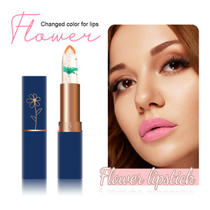 Rouge à lèvres en gelée aux fleurs <span class=keywords><strong>s</strong></span>échées avec logo personnalisé, changeant de couleur selon la température, <span class=keywords><strong>baume</strong></span> hydratant pour cadeaux promotionnels - Product Image 6