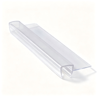 Bandes d'étanchéité transparentes en PVC les plus vendues pour accessoires de douche en verre, étanches, insonorisantes et anti-bruit