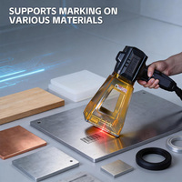 Machine de marquage laser portable Celestlas, poignée légère de 0,9 kg, marqueur laser à fibre 20W 30W 50W avec positionnement par lumière rouge