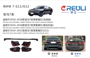 Pour BMW Série 7 G11 G12 2016 2017 2018 2019 2020 2021, <span class=keywords><strong>feux</strong></span> arrière LED, kit de <span class=keywords><strong>feux</strong></span> arrière séquentiels DRL, <span class=keywords><strong>feux</strong></span> arrière BMW - Product Image 5