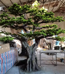 Nhà Máy Mô Phỏng Khách-Chào Mừng Thông Nhà Máy Cảnh Quan Luohan Vườn Nhà Hàng Khách Sạn Trang Trí Nội Thất Trắng Lớn Thông Cây Nhân Tạo - Product Image 3