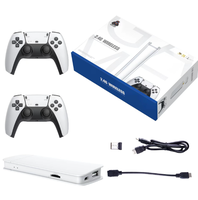 Console de Jeu M15 4K Double Joueur avec Manette Sans Fil 2.4G 64G/128G et Autocollant de Jeu pour Mini TV Domestique
