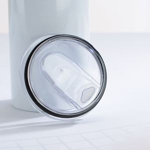 Sublimation Tumblers Bulk 20 oz Skinny Straight Double Wall Stainless Steel Skinny Tumbler with <b>Shrink</b> <b>Wrap</b> Film - Product Image 4