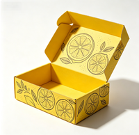 Boîte d'expédition pliable en carton ondulé avec impression personnalisée, carton cadeau en carton personnalisé pour les petites entreprises e-commerce