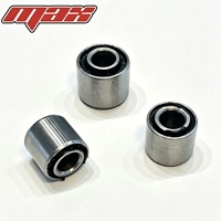 Gummibuchse 20 #   Stahl-Außenhülse und Innenhülse NR Naturkautschuk-Buchse ID10mm für Motorrad-Hinterer Stoßdämpfer-Montage