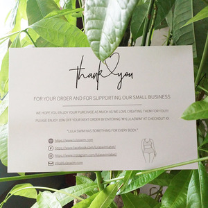 맞춤 인쇄 엽서 감사 로고 최고의 수량. - Product Image 2