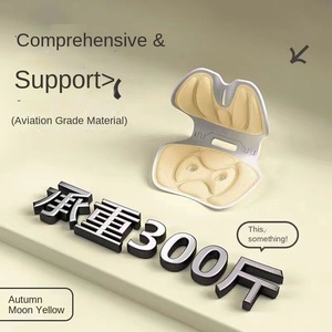 Cojín de <span class=keywords><strong>silla</strong></span> de oficina de corrección ergonómica OEM/ODM, protección de cintura plegable transpirable, soporte de espalda sedentario para mujeres embarazadas - Product Image 2