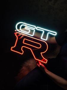 GTR Car Logo Multi-Color Neon Sign IPX3 Waterproof LED <b>USB</b> Powered Wall Mount for Mall & Home Decor Car Enthusiast Gift - Product Image 3
