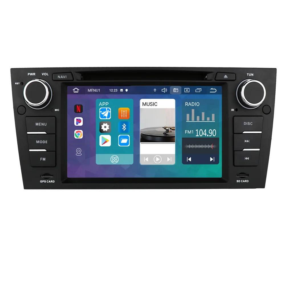 Android автомобильный dvd плеер gps навигации стерео радио 7 дюймовый сенсорный экран подходит для BMW
