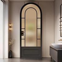 Puertas Francesas Abatibles de Aluminio Minimalistas Modernas para Baño, Dormitorio, Estudio, Cocina, Sala de Estar, Pasillo, Hotel, Puertas Interiores