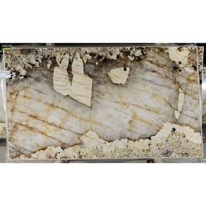 Dalles de comptoir de salle à manger en granit poli moderne, grand format, en quartzite naturel Union Stone, luxe, granit brésilien Avocadus Patagonia - Product Image 4