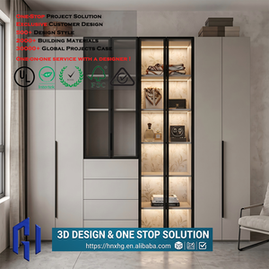 HG Tendance : Armoire à vêtements modulaire pleine hauteur sans poignée, design personnalisé pour chambre à coucher, avec remontoir de montres - Product Image 1