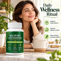 Capsules de soutien digestif de haute qualité : Vitamine B12, Bisglycinate de Magnésium, Citrate de Zinc, L-Théanine pour la mémoire et le sommeil (60 gélules)