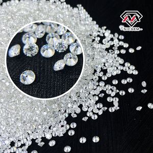 Moissanita SICGEM de Laboratorio, Corte Brillante, Color Blanco D, Pequeña, Suelta, 1.6mm, Certificada con Cambio de Color/Brillo, 1 Quilate por Bolsa - Product Image 2