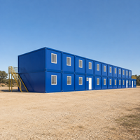 Maison préfabriquée avec panneaux sandwich isolés pour dortoir de travailleurs Casa Prefabricada Para Dormitorio De Trabajadores