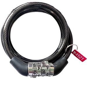 Bicycle <b>Lock</b> Steel <b>Cable</b> 10mm X 120cm Combination <b>Lock</b> Durable Anti Theft For Bike Motorcycle - Product Image 1