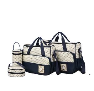 Conjunto de bolsa de mamá impermeable Babi Bag maternidad pañal bebé bolsa de pañales conjunto mamá conjunto de pañales momia viaje Oxford mochila de moda moderna - Product Image 1