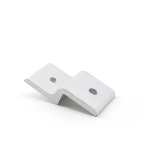 คอนเนคเตอร์แผงอลูมิเนียมเดี่ยว/30A/40A/45A ชิ้นส่วนยึดโปรไฟล์มุมอลูมิเนียมสำหรับการขึ้นรูปตัวทีอะลูมิเนียม - Product Image 1