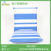 Hitree Fabrication Coussin Pliable Rembourré Camping En Plein Air Inclinable, Portable Durable Dos Maigre Pliant Plancher Chaise De Plage Siège