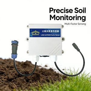 ZONEWU LoRaWAN Bodentemperatur-Feuchtigkeits-pH-EC-Sensor |   4-in-1 Multi-Parameter |   IP68 Wasserdicht |   Niedriger Stromverbrauch |   Landwirtschaftliche Bewässerung - Product Image 2