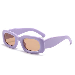 Gafas de Sol Unisex de Lujo, Montura Cuadrada Gruesa, Lentes Transparentes con Protección UV400, Material de PC Ligero, Moda para Exteriores - Product Image 5