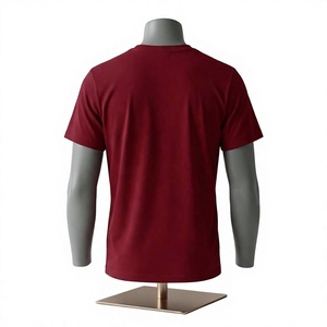 เสื้อยืดผู้ชายคอกลมแขนสั้นผ้าฝ้ายเจอร์ซีย์ 100% พิมพ์ลายด้านหน้า สวมใส่สบายทรงปกติ รับผลิตเสื้อยืดพร้อมสกรีนโลโก้ตามสั่งขายส่ง - Product Image 4