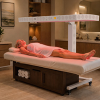 Qualité commerciale 360 °   Lit de luminothérapie rotatif RLpro2000L-bed 9Spectrum à lumière rouge pour une thérapie corporelle complète