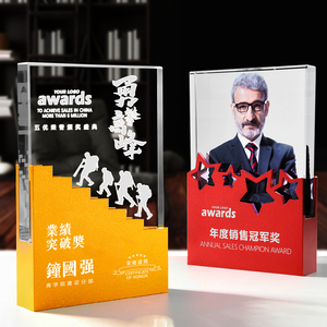 كأس معدني مخصص ميدالية إبداعية مخصصة شهادة شرف عضو بارز ، كأس صورة استشاري كبير - Product Image 3