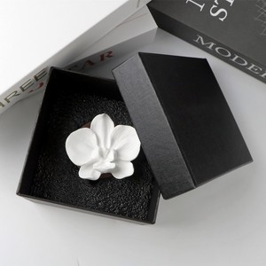 Ambientador de yeso aromático de cerámica a base de madera almacenado, fragancia perfumada para el hogar, difusor de aceite esencial de flor de Orquídea de porcelana - Product Image 5