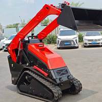 Mini Skid Steer Loader Berkualitas Tinggi, Hidrolik Tahan Lama dengan Bucket Breaker untuk Kondisi Kerja yang Berat