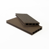 Plancher en composite bois-plastique (WPC) moderne, imperméable et antidérapant, co-extrudé, pour jardin, terrasse, extérieur, parc