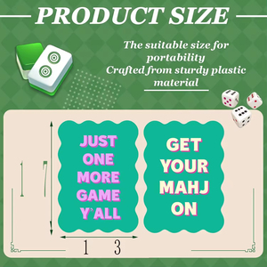 Moderno juego de 10 piezas de máquina mezcladora de Mahjong con cartas de PVC gruesas en forma de abanico, accesorios de juego, cartas para mezclar Mahjong - Product Image 2