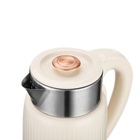 Bouilloire électrique sans fil en acier inoxydable de 2,3 L avec contrôle de la température et fonction maintien au chaud 220V pour usage domestique et hôtelier