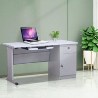 Table de bureau en métal blanc, vente promotionnelle, meuble d'ordinateur