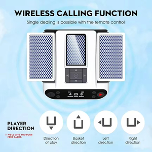 360 Rotation Automatic <strong>Card</strong> Spinning Poker <strong>Table</strong> with ABS Material USB Charging &amp; Low Noise - Product Image 6