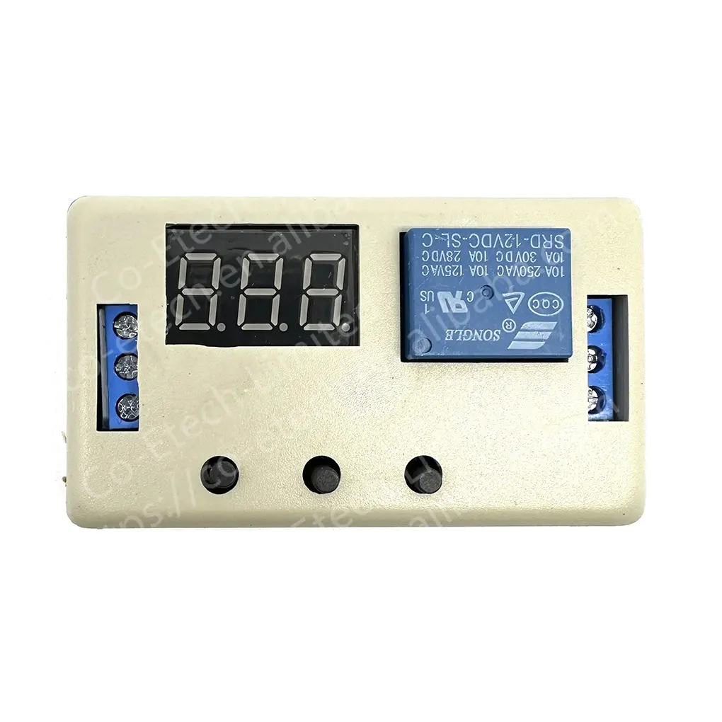 12V Thời Gian Chậm Trễ Relay Module LED Hiển Thị Kỹ Thuật Số Chu Kỳ Hẹn Giờ Điều Khiển Chuyển Đổi Có Thể Điều Chỉnh Tự Động Hóa Bảng Điều Khiển Với Vỏ