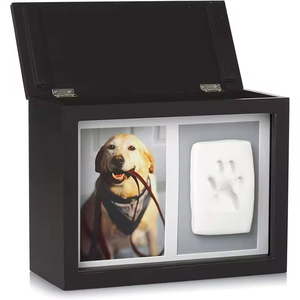 Caja de memoria para fotos de mascotas y kit de impresión para perros o gatos con estampado de pata de arcilla urna con estampado de pata para mascotas suministros conmemorativos para mascotas - Product Image 6
