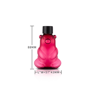 Botella roja clara <span class=keywords><strong>con</strong></span> diseño <span class=keywords><strong>de</strong></span> forma <span class=keywords><strong>de</strong></span> <span class=keywords><strong>oso</strong></span>, botella <span class=keywords><strong>de</strong></span> plástico <span class=keywords><strong>de</strong></span> gel <span class=keywords><strong>de</strong></span> ducha <span class=keywords><strong>con</strong></span> tapón <span class=keywords><strong>de</strong></span> rosca <span class=keywords><strong>de</strong></span> PP negro para botellas <span class=keywords><strong>de</strong></span> loción y champú - Product Image 5