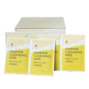 Личная этикетка, индивидуальная упаковка, женские гигиенические салфетки, 100% биоразлагаемые влажные салфетки - Product Image 2