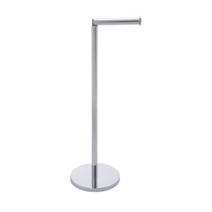 Portarotolo per <span class=keywords><strong>Carta</strong></span> <span class=keywords><strong>Igienica</strong></span> Verticale Moderno in Acciaio Inossidabile Spazzolato Cromato Ecologico per Bagno - Product Image 1