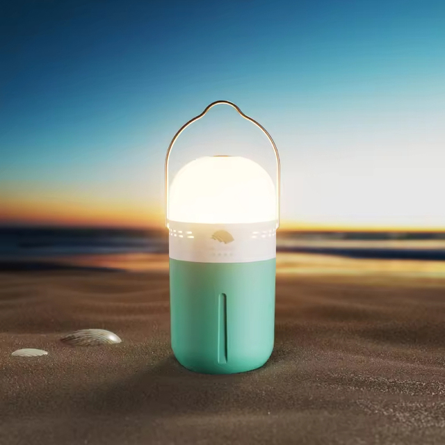 2026 Hot Sell Emergency Waterproof Salt Water LED Camping Lantern for Hiking Tent Garden & Patio Use