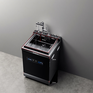 Ensemble de 12 éviers intégrés en acier inoxydable de 600mm Cuisine domestique tout-en-un <span class=keywords><strong>Lave</strong></span>-<span class=keywords><strong>vaisselle</strong></span> électrique intégré 6 programmes Énergie - Product Image 6