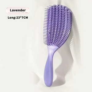 Peakim Hollow Vented Detangling Hair <strong>Brush</strong> with 8 9 Row Vent Nylon Bristles for Dry Octopus Women Men Styling <strong>Curly</strong> - Product Image 3