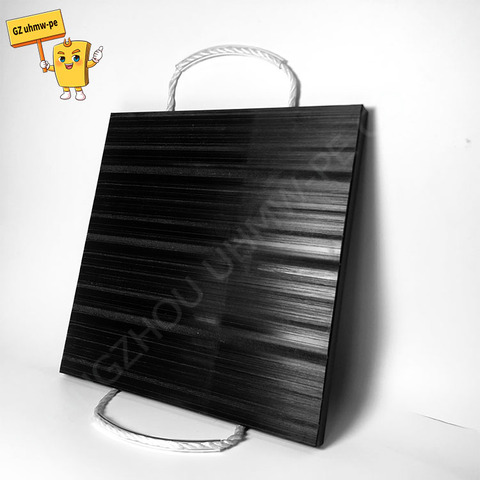 25 Ton Heavy Duty UHMWPE Crane Stabilizer Pads & Foot Support Pad with Cutting Service Custom Sizes