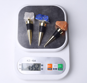 Tapón de Vino de Cristal Curativo de Ágata Druzy 100% Natural al por Mayor a Bajo <span class=keywords><strong>Precio</strong></span>, Tapón de Vino al Vacío de Amatista Rosa para Regalo - Product Image 6