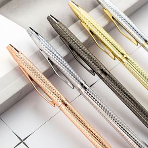 Stylos à bille fins gravés au laser avec logo personnalisé - Métal argenté/doré, écologiques, rechargeables, promotionnels pour les enseignants et les entreprises - Product Image 4