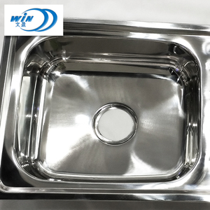 Évier <span class=keywords><strong>de</strong></span> <span class=keywords><strong>cuisine</strong></span> à cuve unique avec égouttoir élégant en acier inoxydable poli, idéal pour les cuisines modernes - Product Image 2