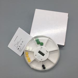 Scatola della pillola portatile elettronico intelligente sette giorni della pillola scatola di immagazzinaggio di plastica scatola della pillola promemoria temporizzato - Product Image 2