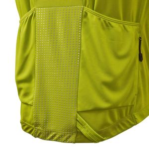 Maillot de cyclisme personnalisé en gros pour hommes, couleur unie, manches courtes, pour VTT, séchage rapide, 100 % polyester, été - Product Image 5